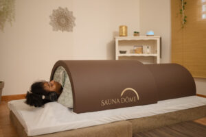 Sauna japonais infrarouge Stimulec – détox, relaxation profonde et récupération physique en Martinique.